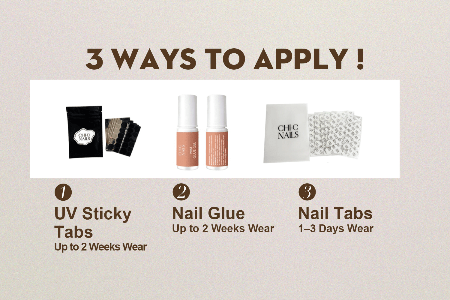 How To Apply Press On Nails-3 WAYS TO APPLY