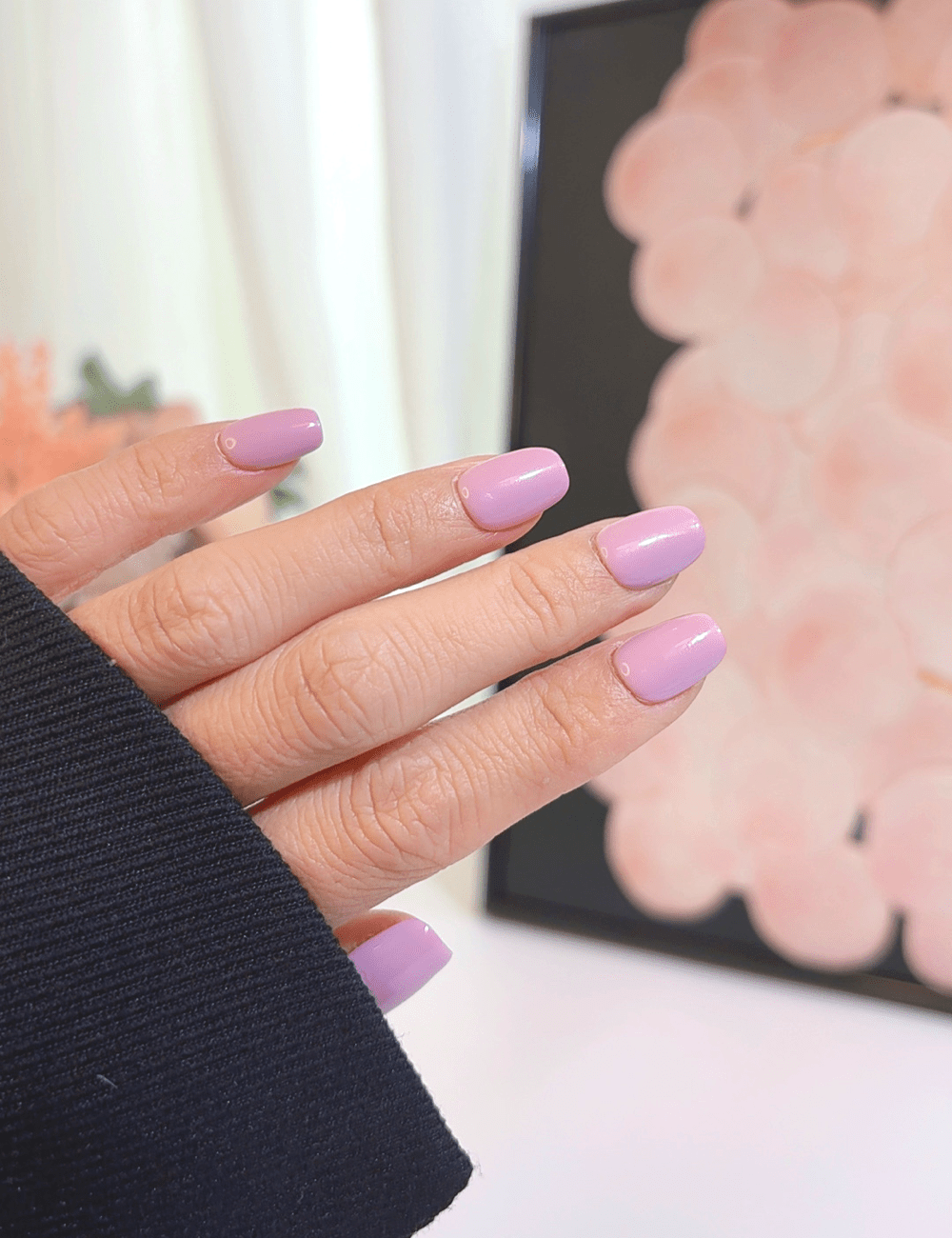 Mauve Pink Press-On Nails – Extra Short Square | Elegant & Reusable