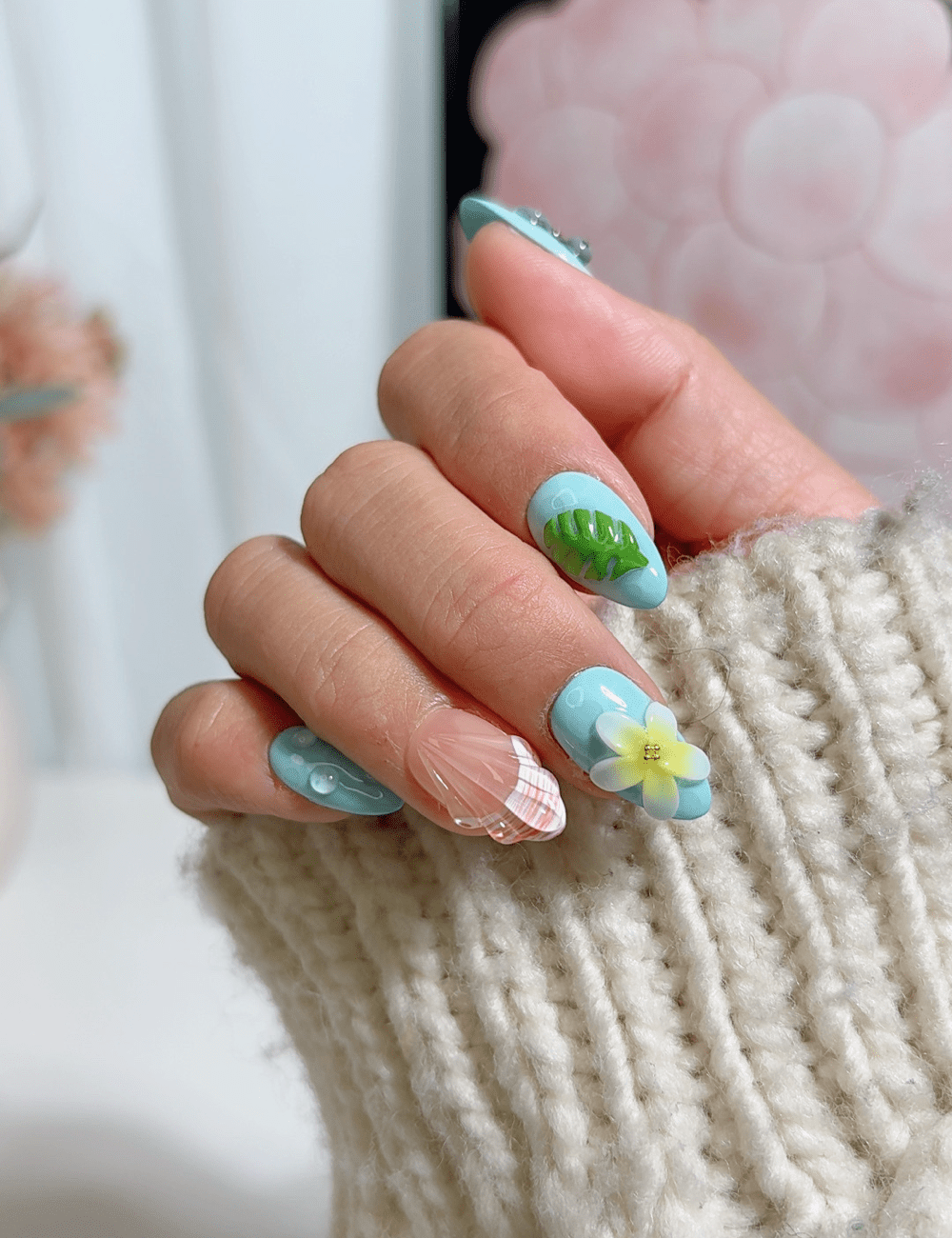 Ocean Adventure 3D Press-On Nails