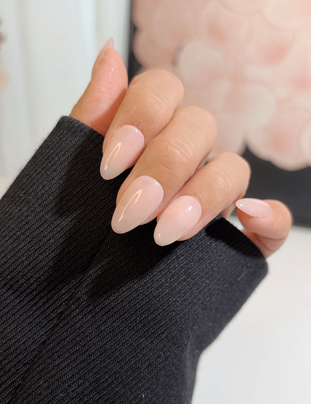 Milky Blush Pink Press-On Nails