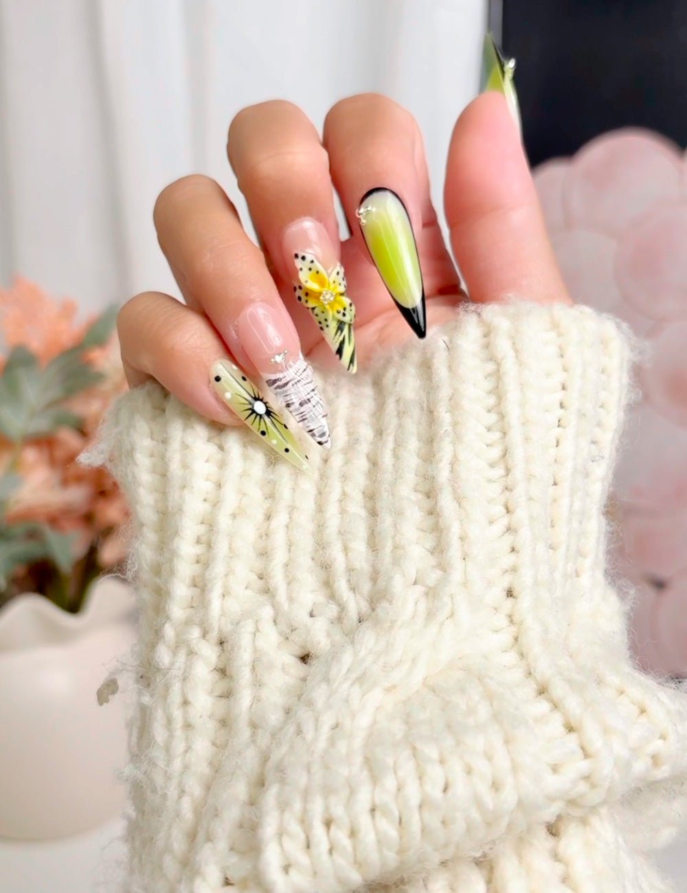 Neon Green Stiletto 3020