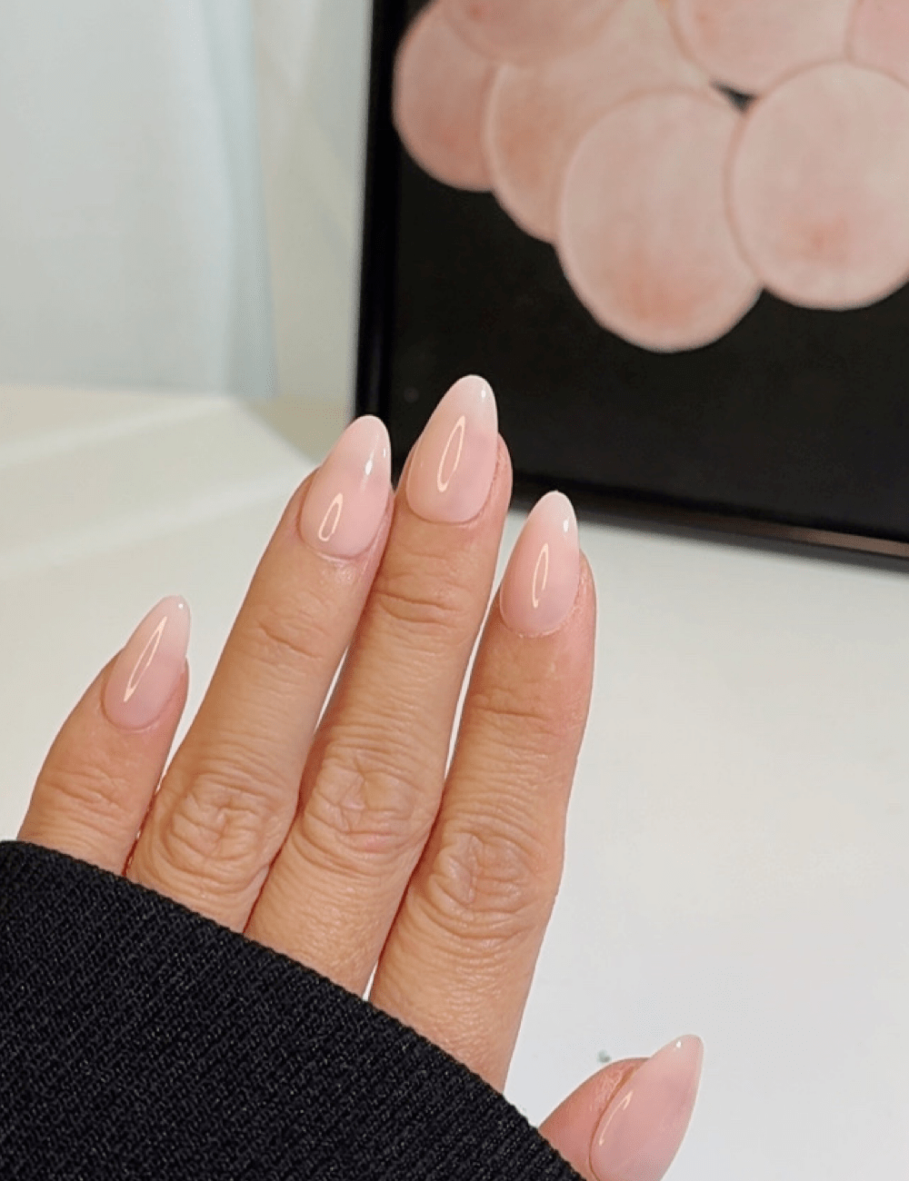 Milky Blush Pink Press-On Nails