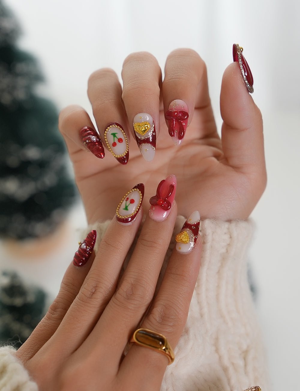 Festive Glam Red & Gold 4070