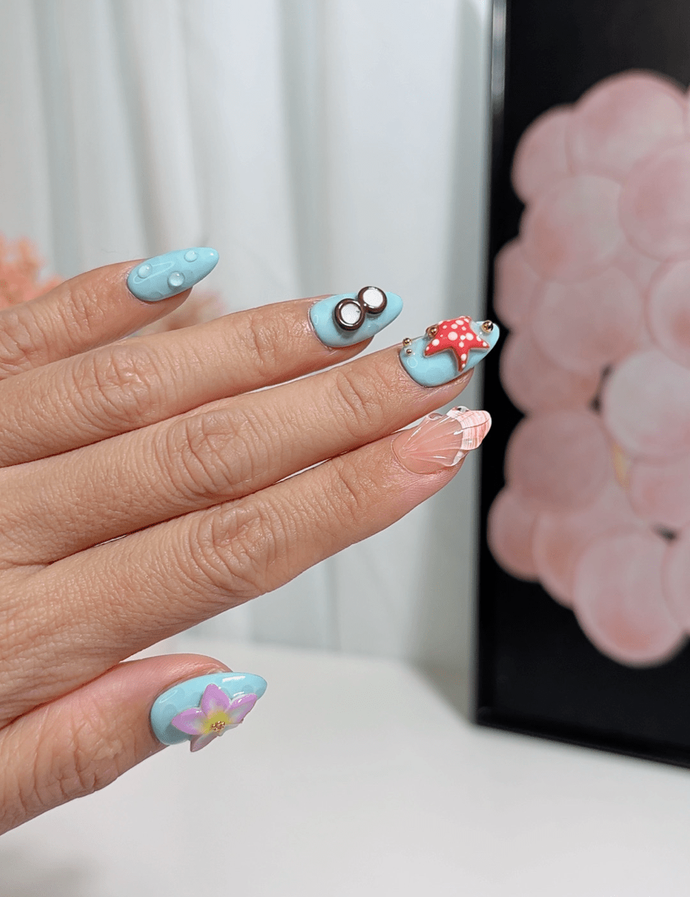Ocean Adventure 3D Press-On Nails