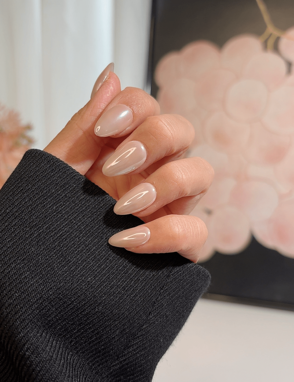 Pearl Sheen Nude Press-On Nails