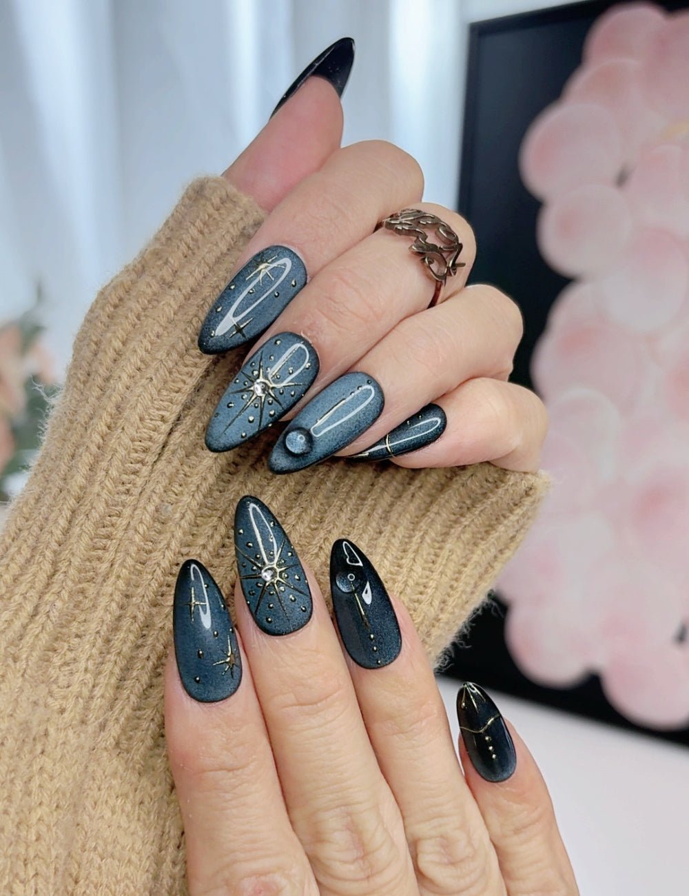Midnight Star Press-On Nails