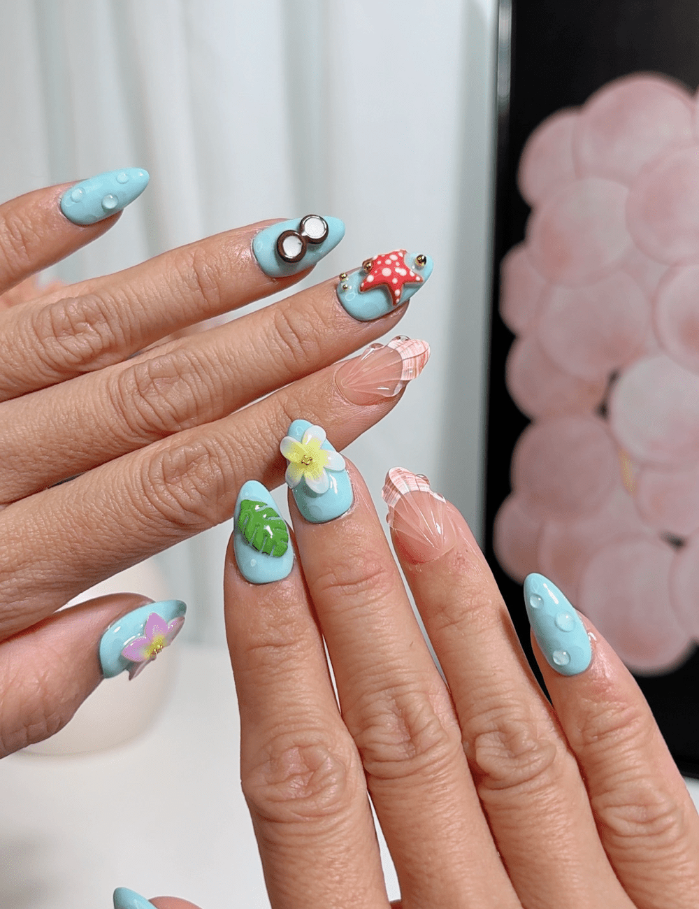 Ocean Adventure 3D Press-On Nails