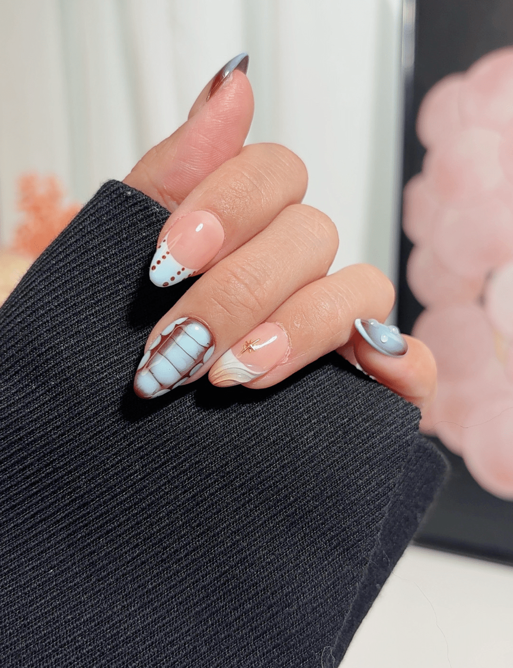Choco Ice Dream Press-On Nails