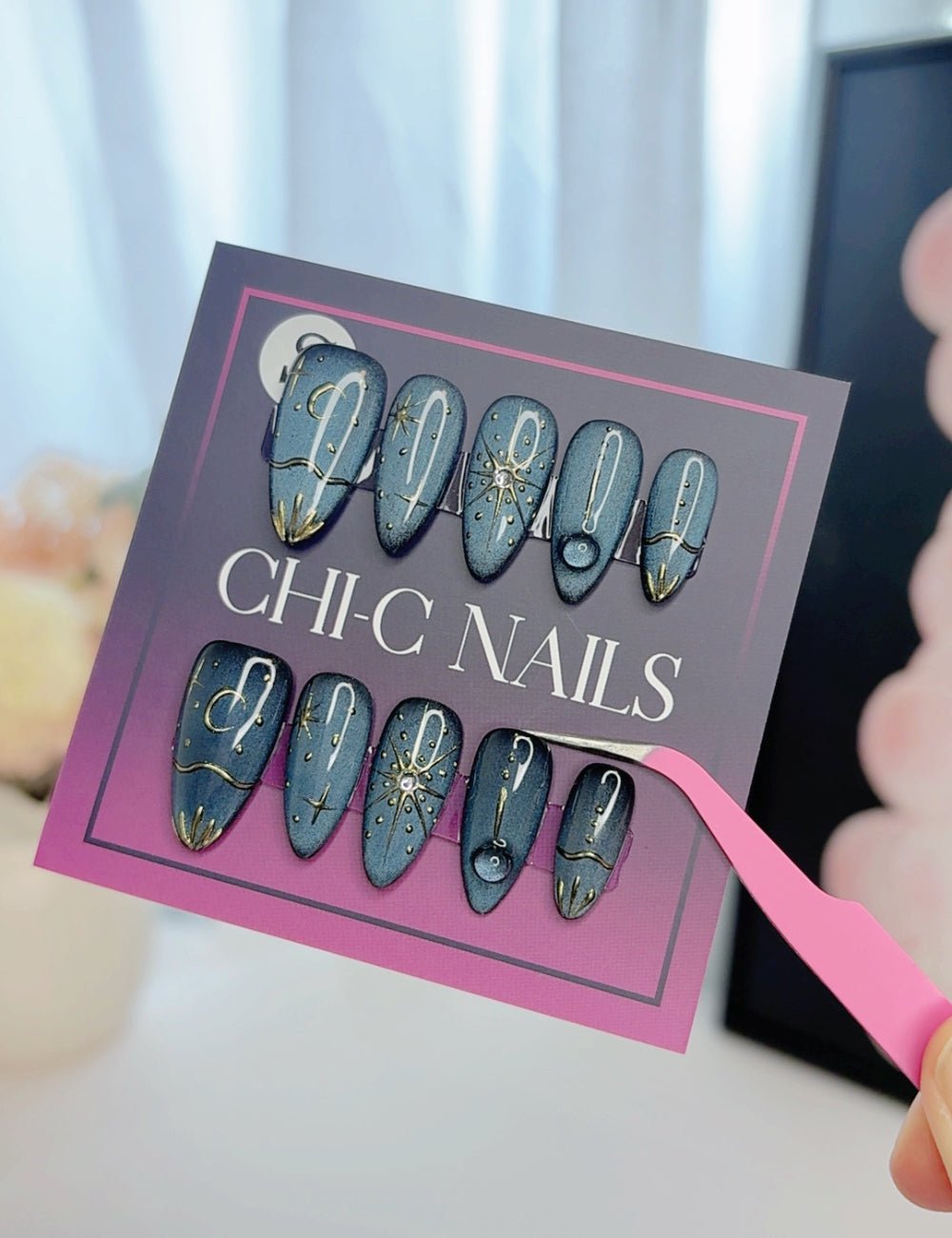 Midnight Star Press-On Nails