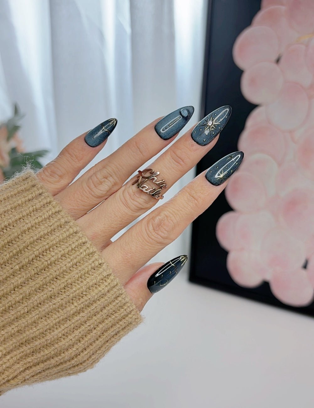 Midnight Star Press-On Nails