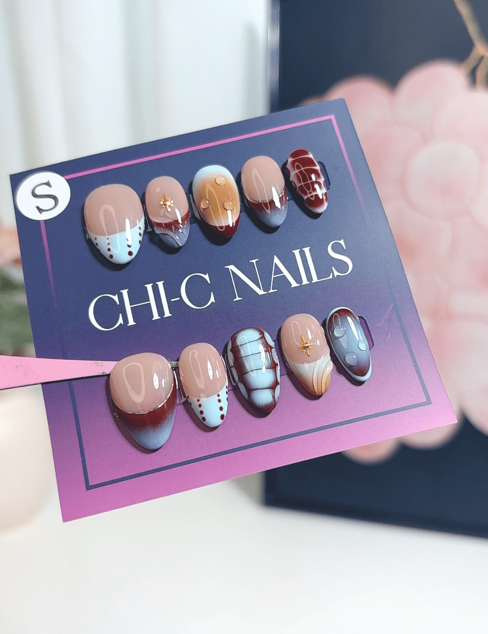 Choco Ice Dream Press-On Nails