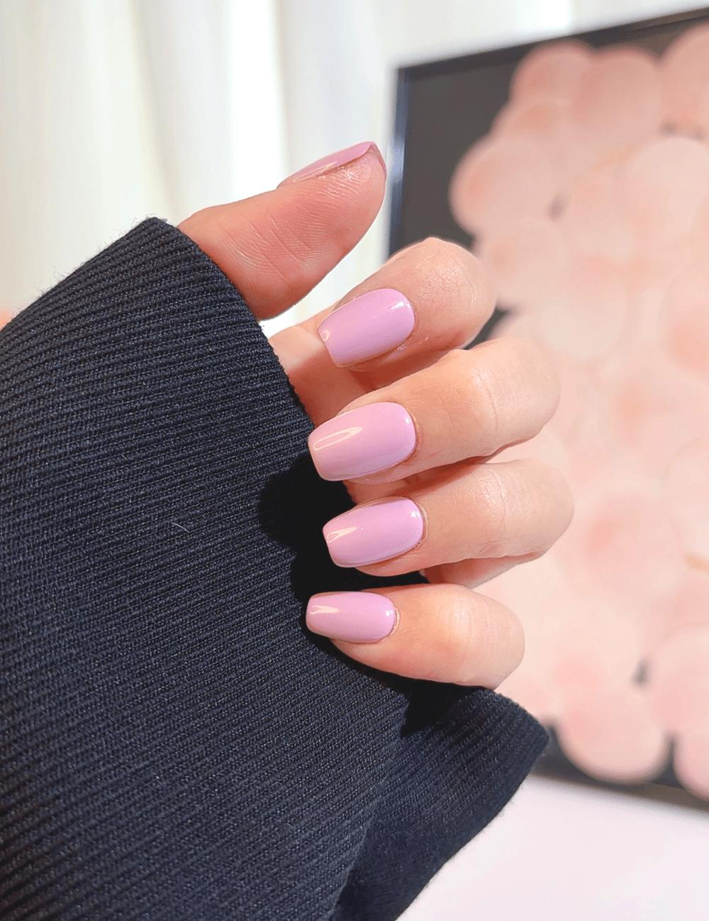 Mauve Pink Press-On Nails – Extra Short Square | Elegant & Reusable
