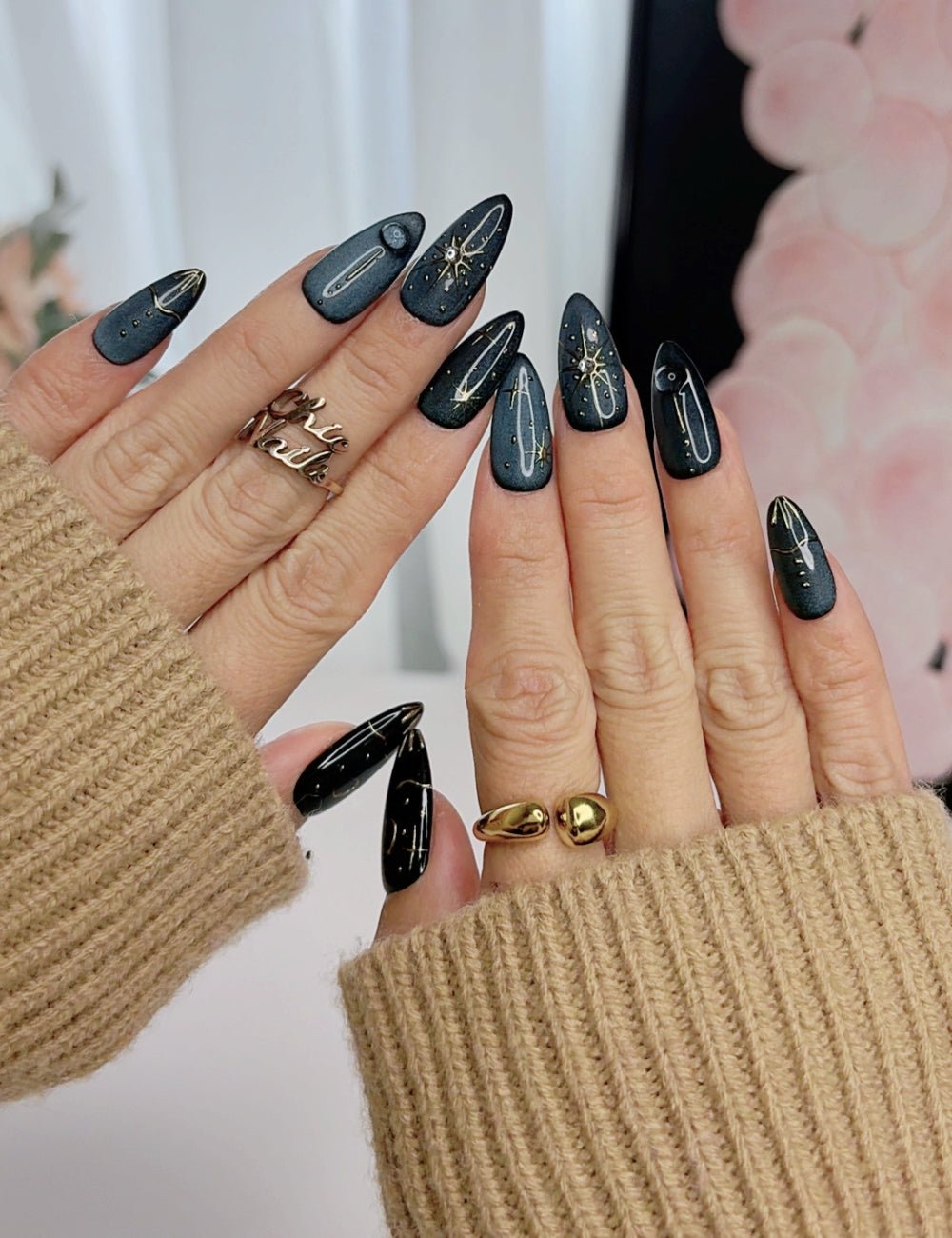 Midnight Star Press-On Nails