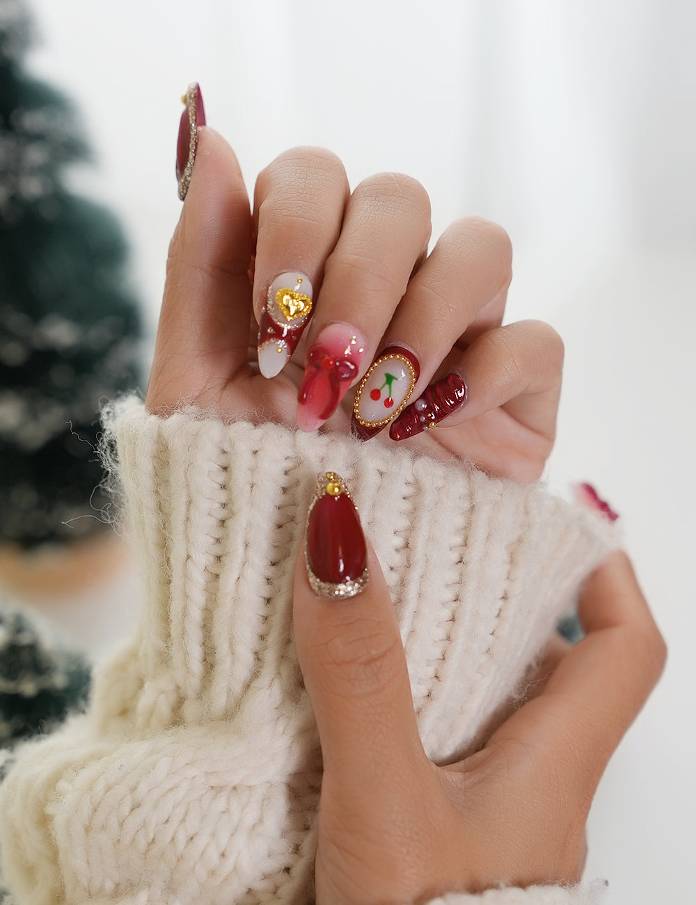 Festive Glam Red & Gold 4070