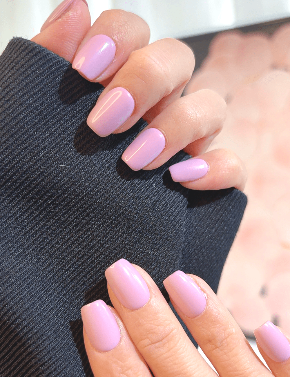 Mauve Pink Press-On Nails – Extra Short Square | Elegant & Reusable