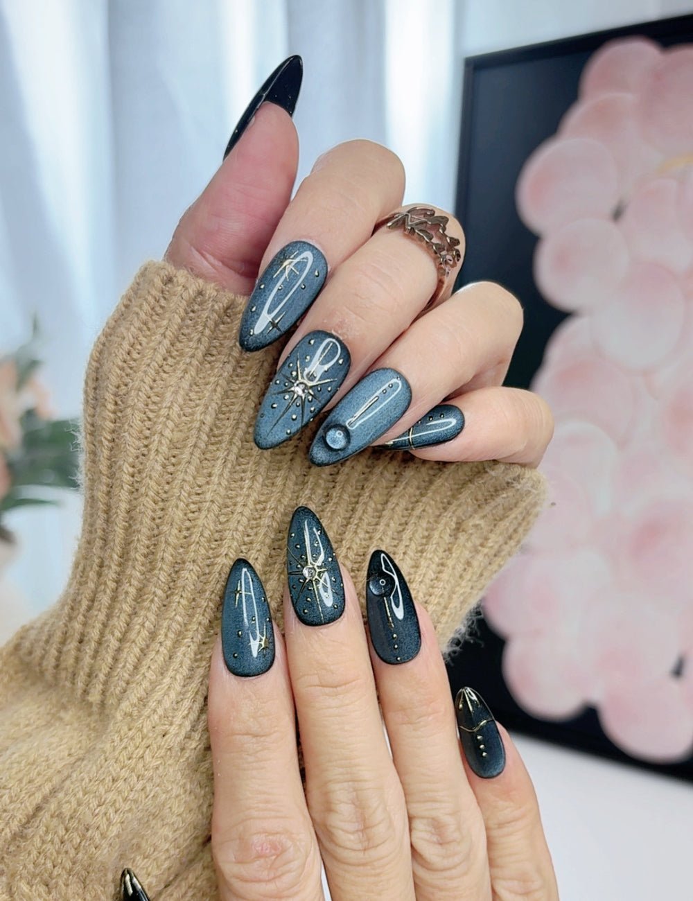 Midnight Star Press-On Nails