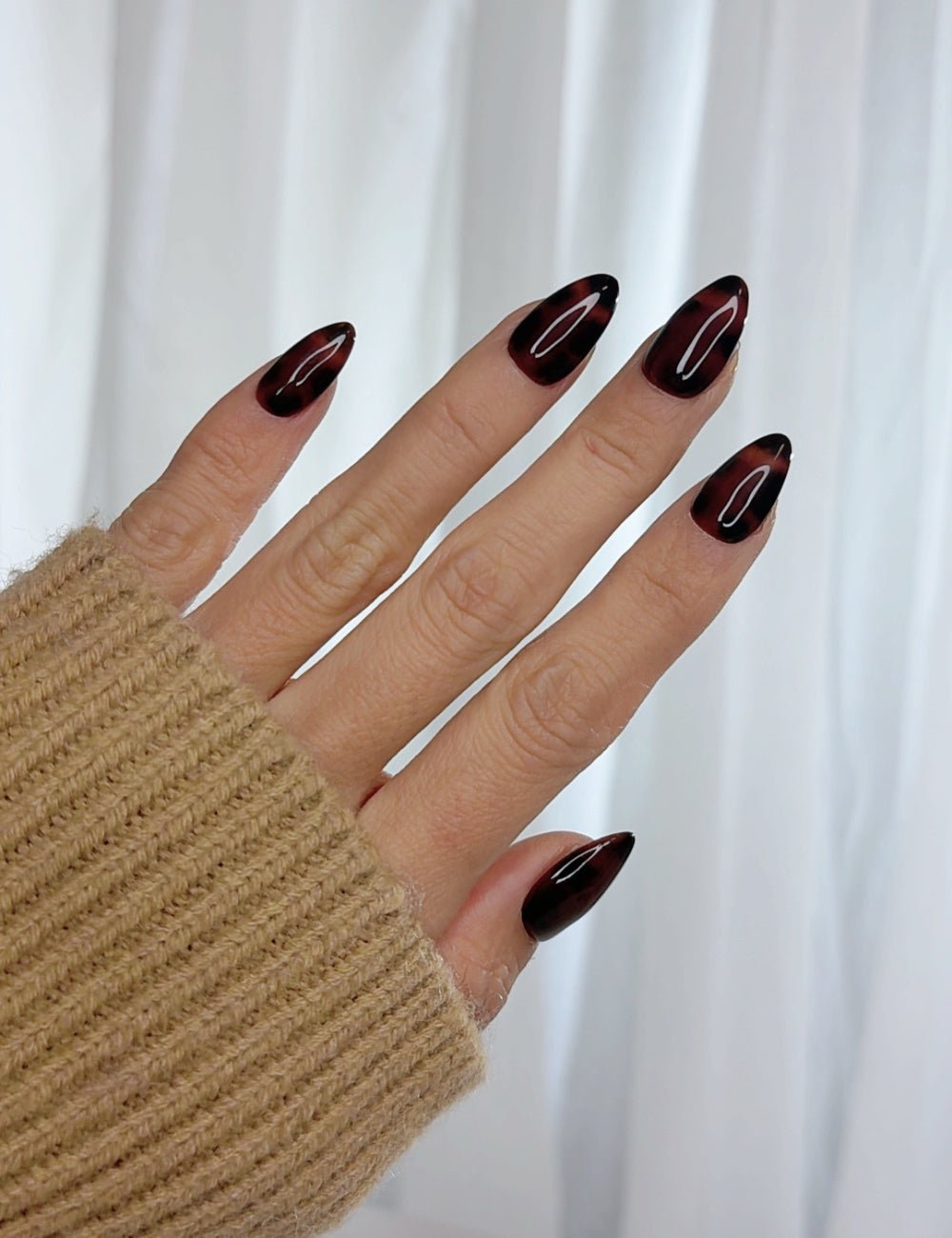 Tortoiseshell Press On Nails