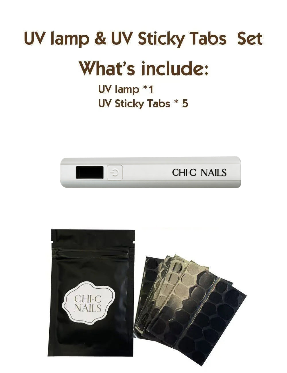 UV lamp &  UV Sticky Tabs Set