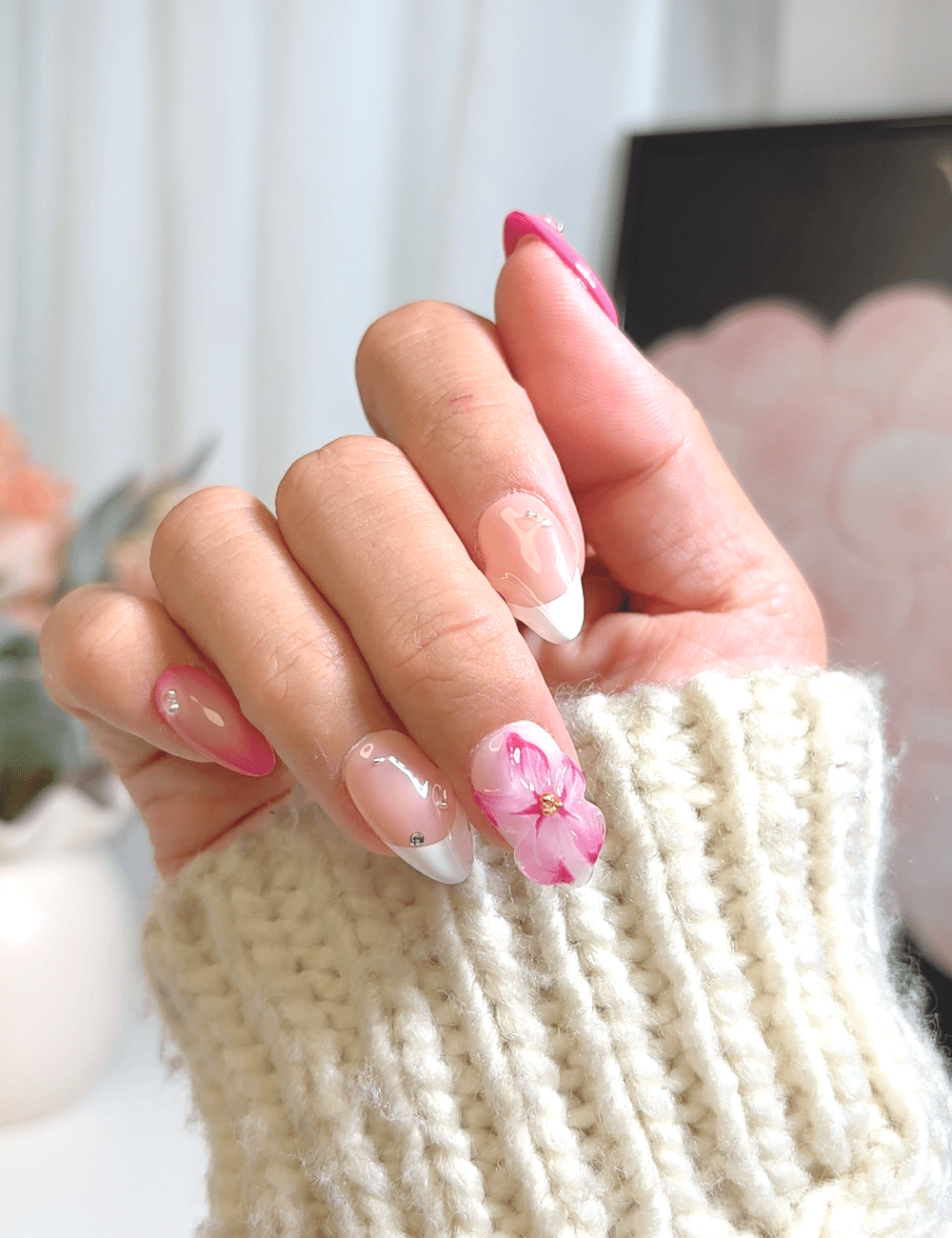 ChicNails – Dusty Rose Nude Press-On Nails | Short Almond Matte Finish