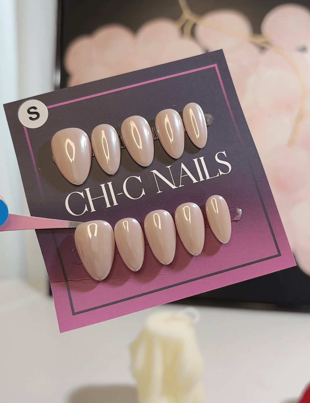 Pearl Sheen Nude Press-On Nails