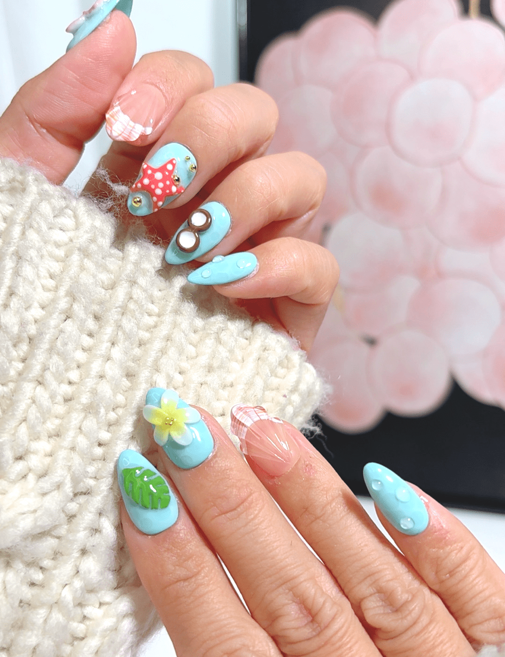 Ocean Adventure 3D Press-On Nails