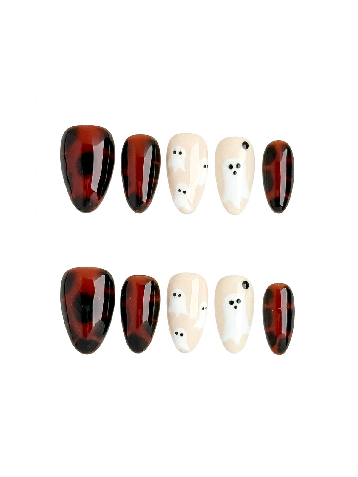 Velvet Boo Short Almond Press On Nails